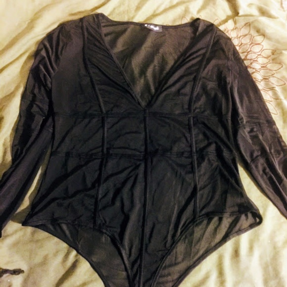 Tops - SEXY MESH PLUS SIZE BODY SUIT
